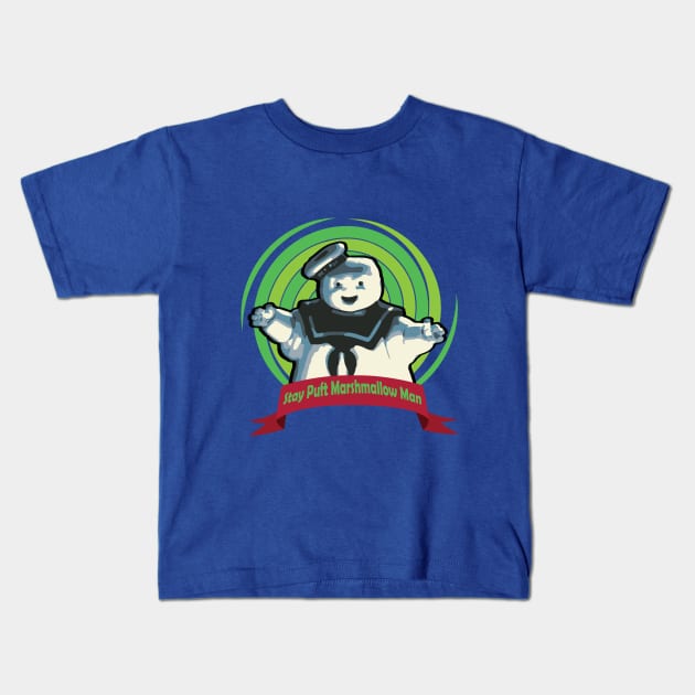 Stay Puft Marshmallow Man Kids T-Shirt by Rashcek